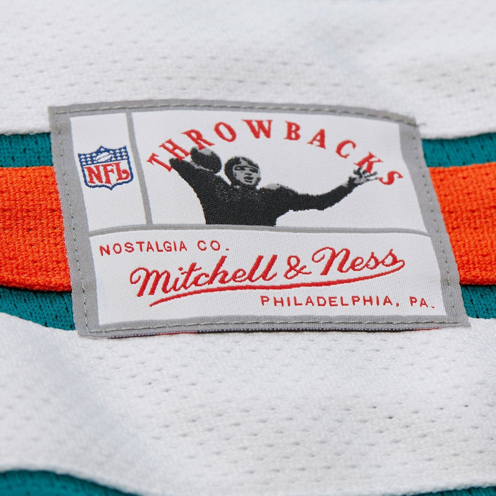 Mitchell & Ness Dan Marino Miami Dolphins Maxxed Out Fashion Hockey Jersey Aqua