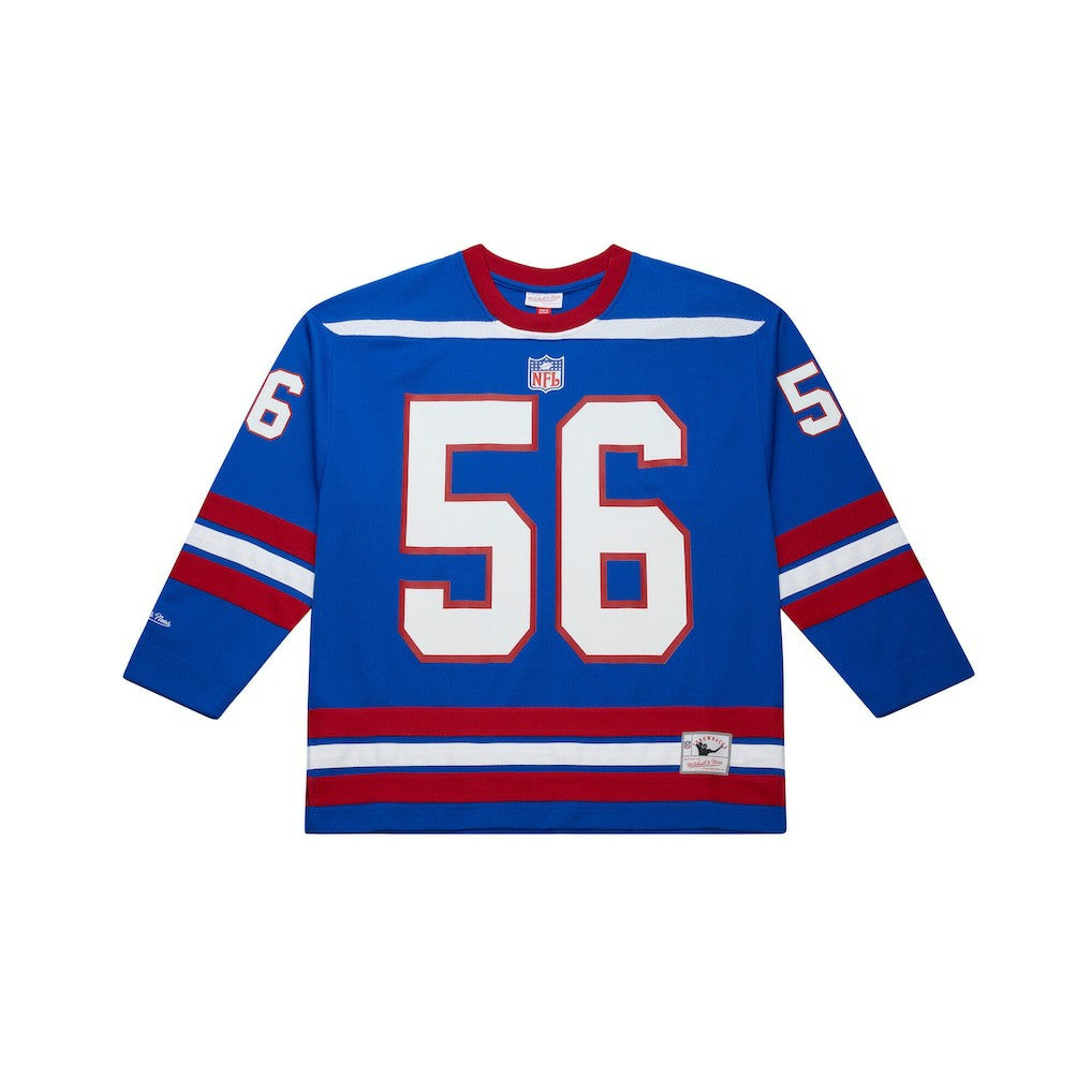 Mitchell & Ness Lawrence Taylor New York Giants Maxxed Out Fashion Hockey Jersey Royal
