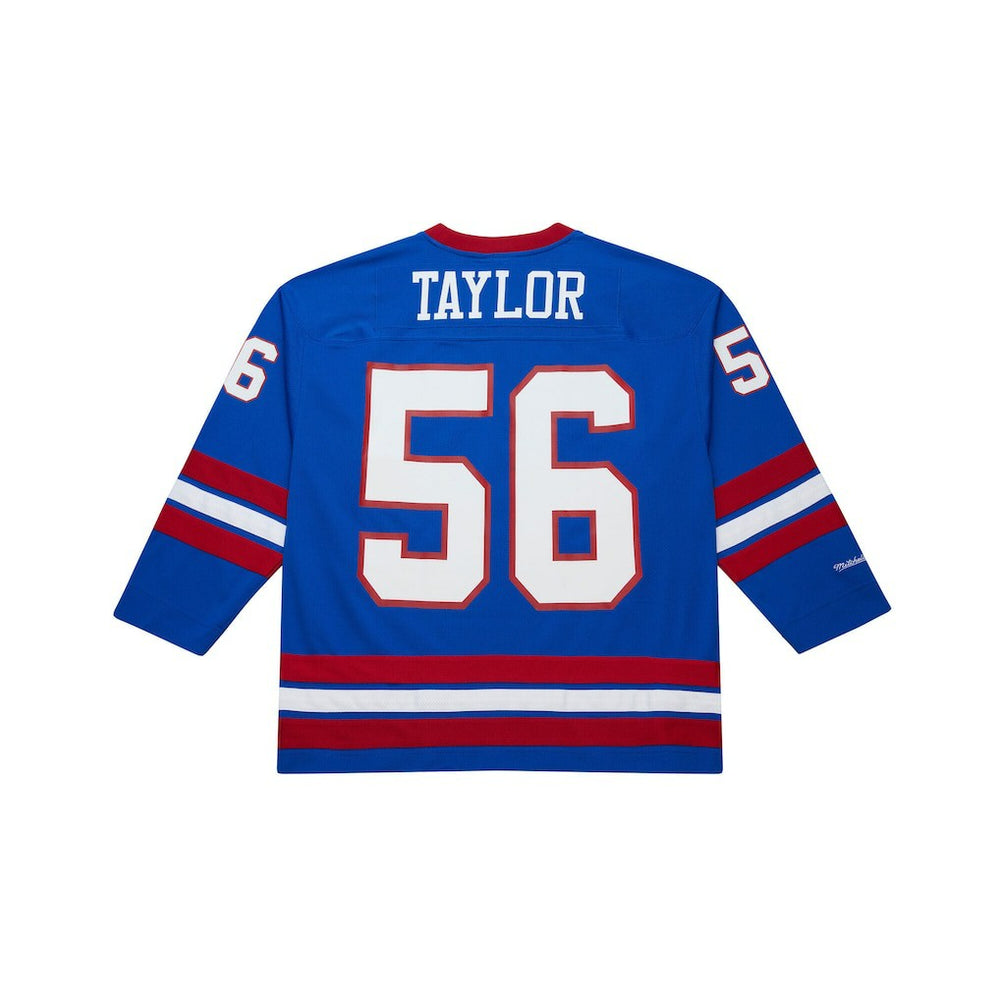Mitchell & Ness Lawrence Taylor New York Giants Maxxed Out Fashion Hockey Jersey Royal