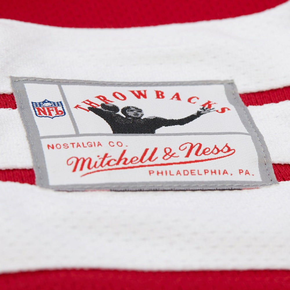 Mitchell & Ness Jerry Rice San Francisco 49ers Maxxed Out Fashion Hockey Jersey Scarlet