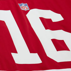 Mitchell & Ness Joe Montana San Francisco 49ers Maxxed Out Fashion Hockey Jersey Scarlet