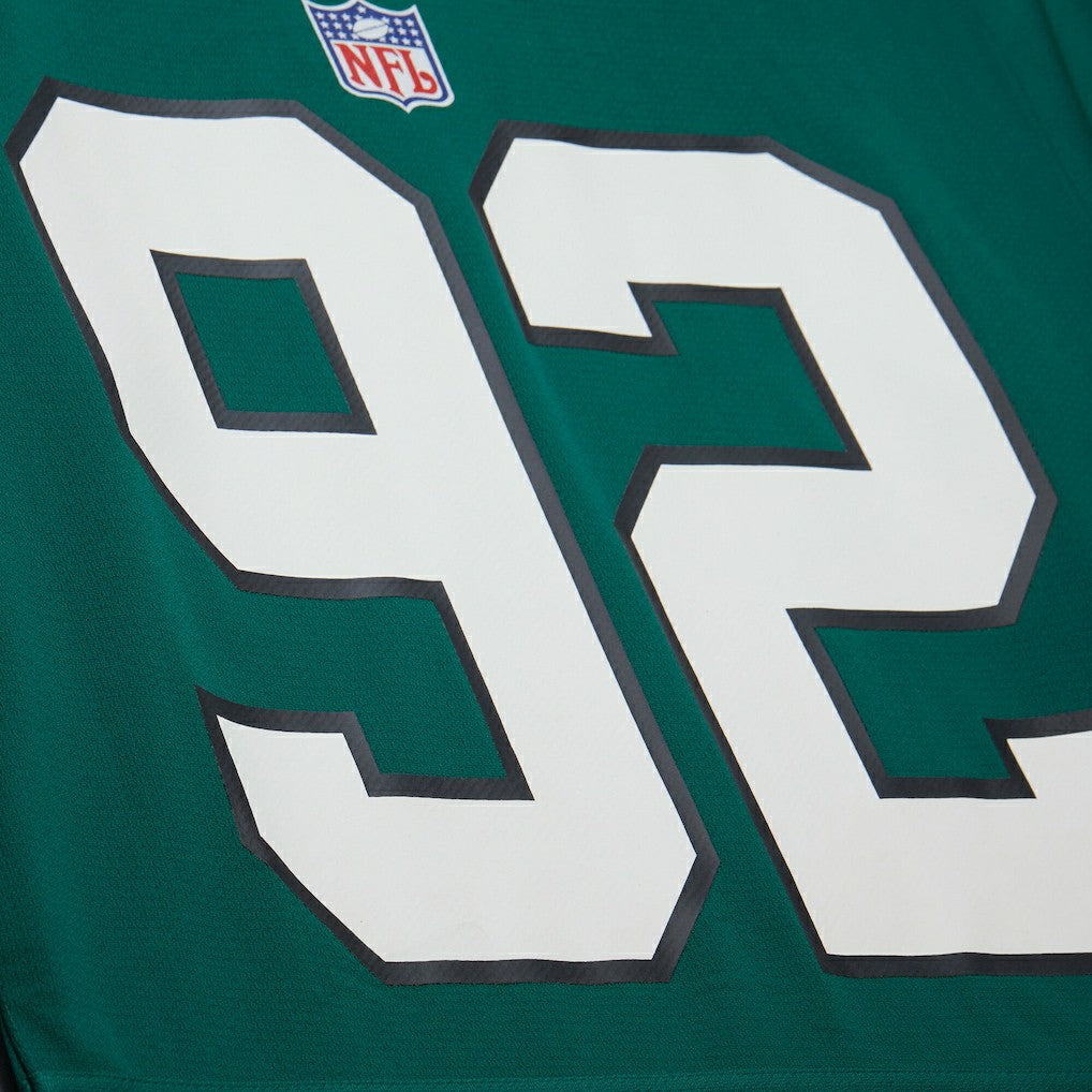Mitchell & Ness Reggie White Philadelphia Eagles Maxxed Out Fashion Hockey Jersey Kelly Green