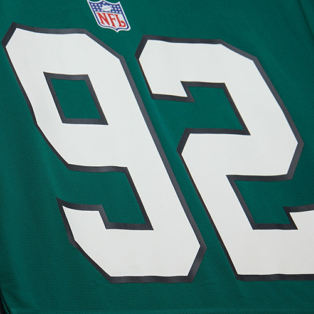 Mitchell & Ness Reggie White Philadelphia Eagles Maxxed Out Fashion Hockey Jersey Kelly Green