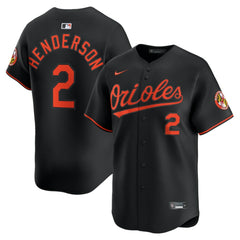 Gunnar Henderson Baltimore Orioles Nike Alternate Limited Player Jersey - Black - Nike on Sale