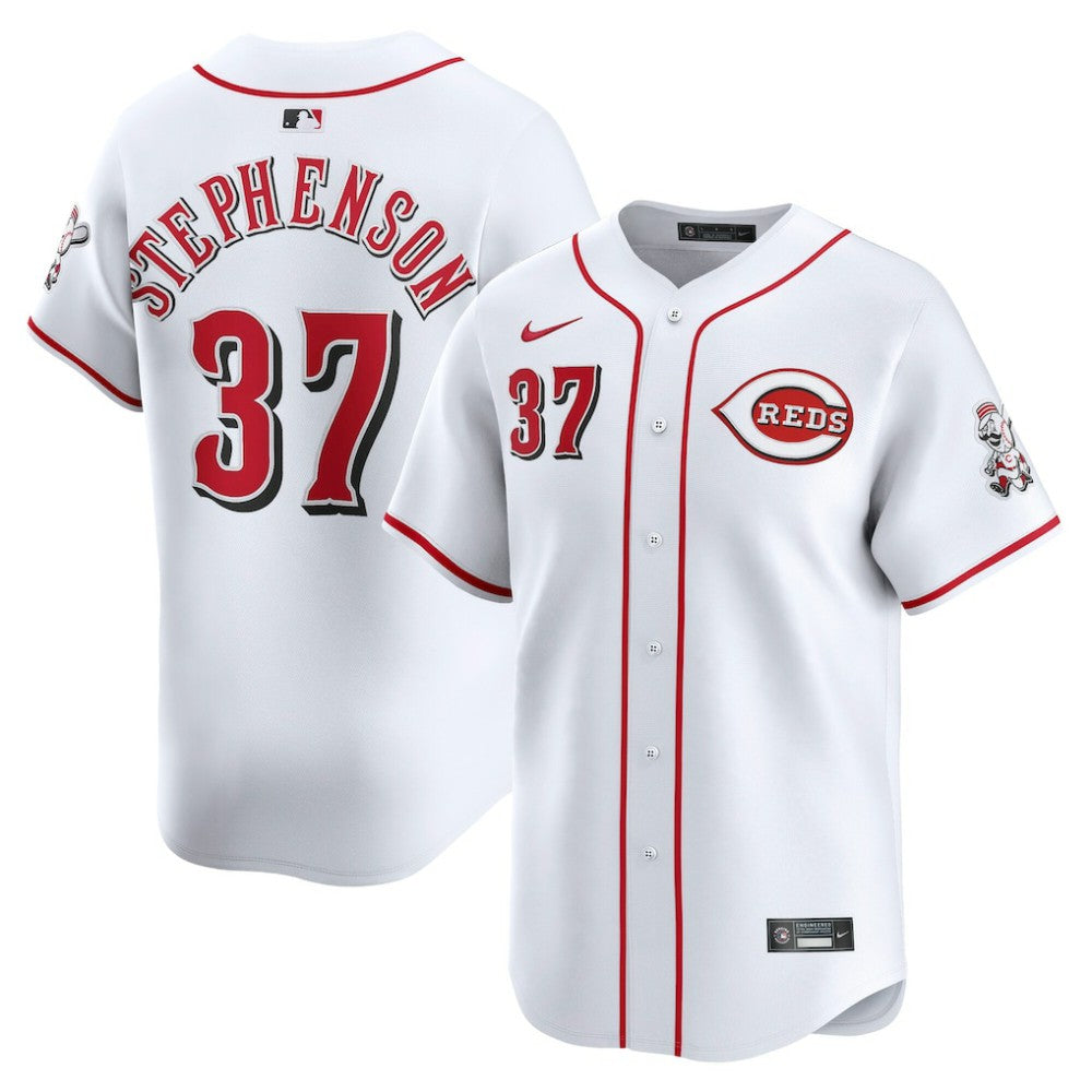 Tyler Stephenson Cincinnati Reds Nike Home Limited Player Jersey - White - Nike Sale