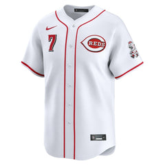 Spencer Steer Cincinnati Reds Nike Home Limited Player Jersey - White - Nike on Sale