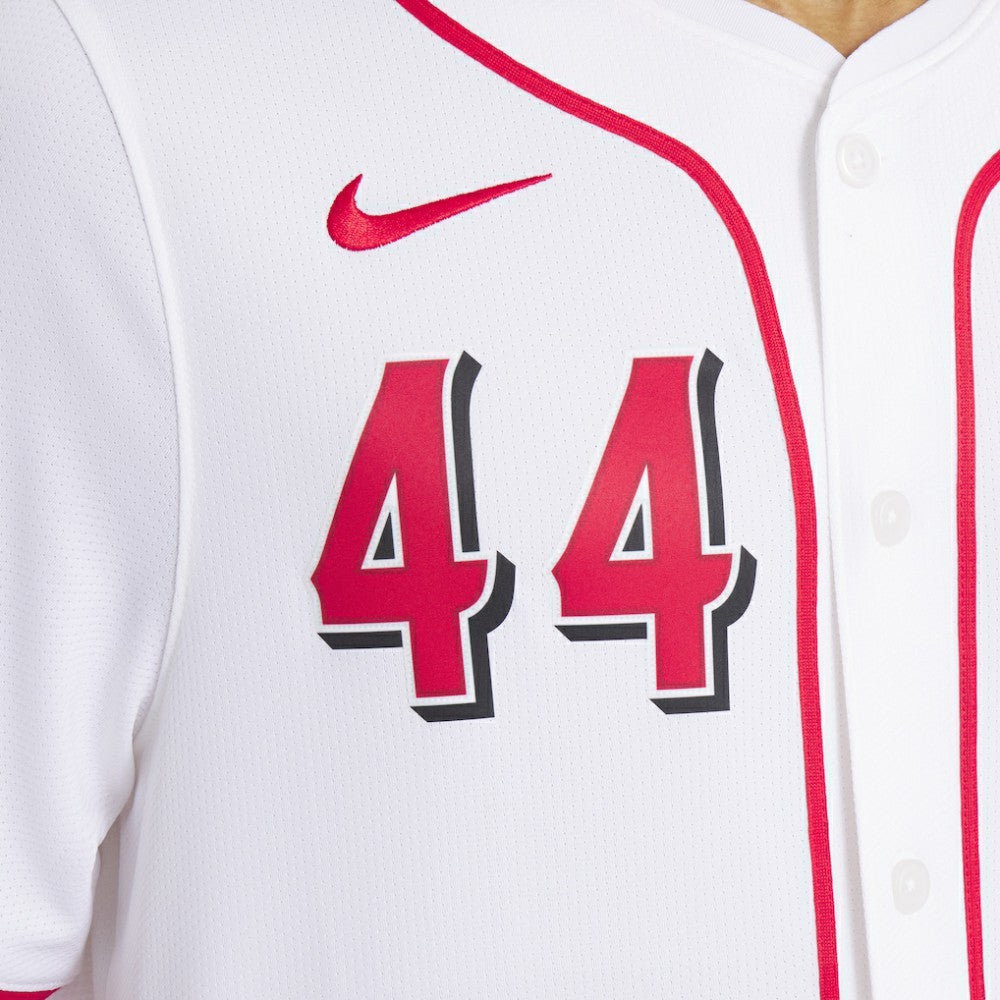 Elly De La Cruz Cincinnati Reds Nike Home Limited Player Jersey - White - Nike Lifestyle