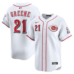 Hunter Greene Cincinnati Reds Nike Home Limited Player Jersey - White - Nike Lifestyle