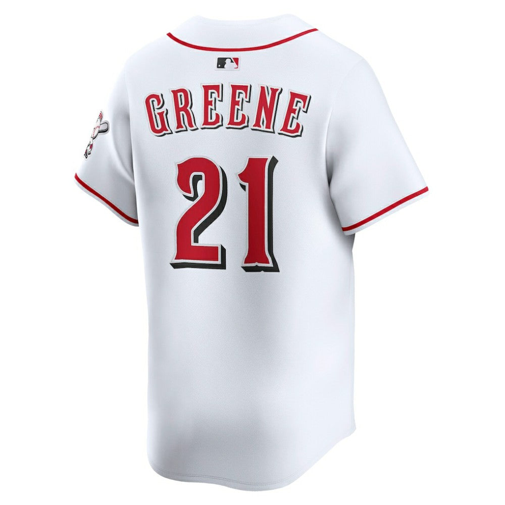 Hunter Greene Cincinnati Reds Nike Home Limited Player Jersey - White - Nike Lifestyle