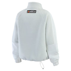 Baltimore Orioles WEAR by Erin Andrews Women's Polar Fleece Quarter-Zip Jacket - Gray - MLB Discount