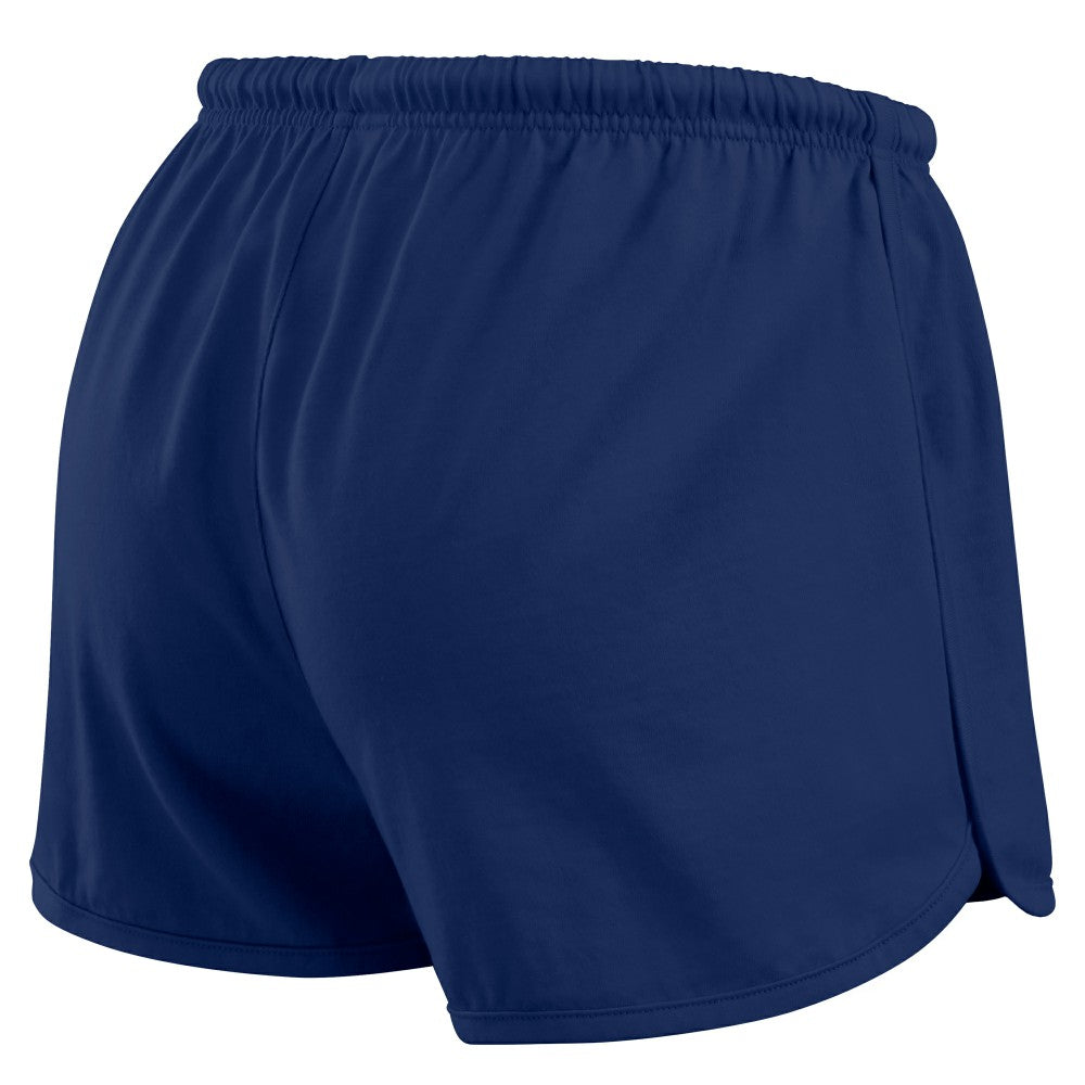 Cleveland Guardians WEAR by Erin Andrews Women's Heavy Rugby Jersey Cropped Long Sleeve T-Shirt & Shorts Lounge Set - Navy - MLB Sale