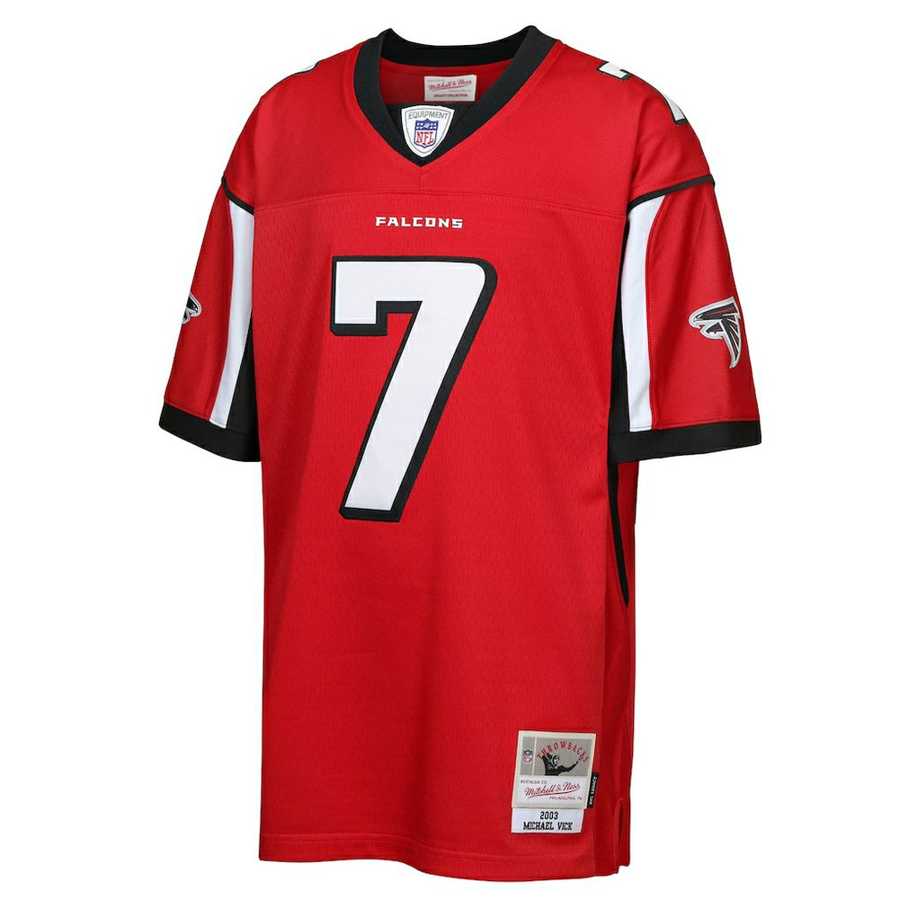 Mitchell & Ness Michael Vick Atlanta Falcons Youth 2003 Legacy Retired Player Jersey Red