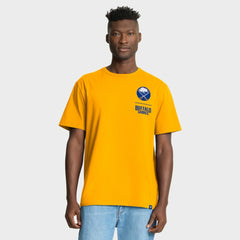 Buffalo Sabres Fanatics Crash The Net Legacy T-Shirt - Gold - NHL 202767188