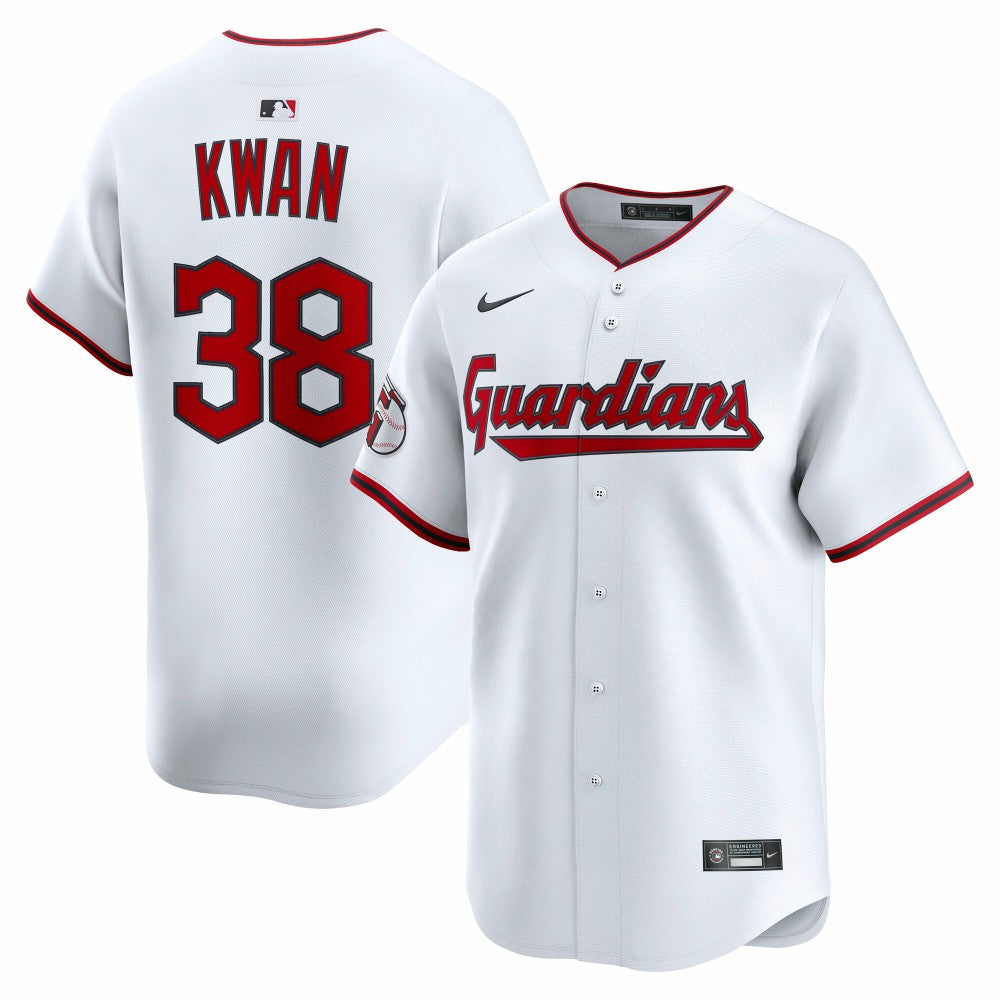 Steven Kwan Cleveland Guardians Nike Home Limited Player Jersey - White - Nike Online