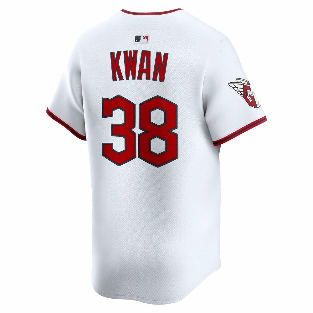 Steven Kwan Cleveland Guardians Nike Home Limited Player Jersey - White - Nike Online