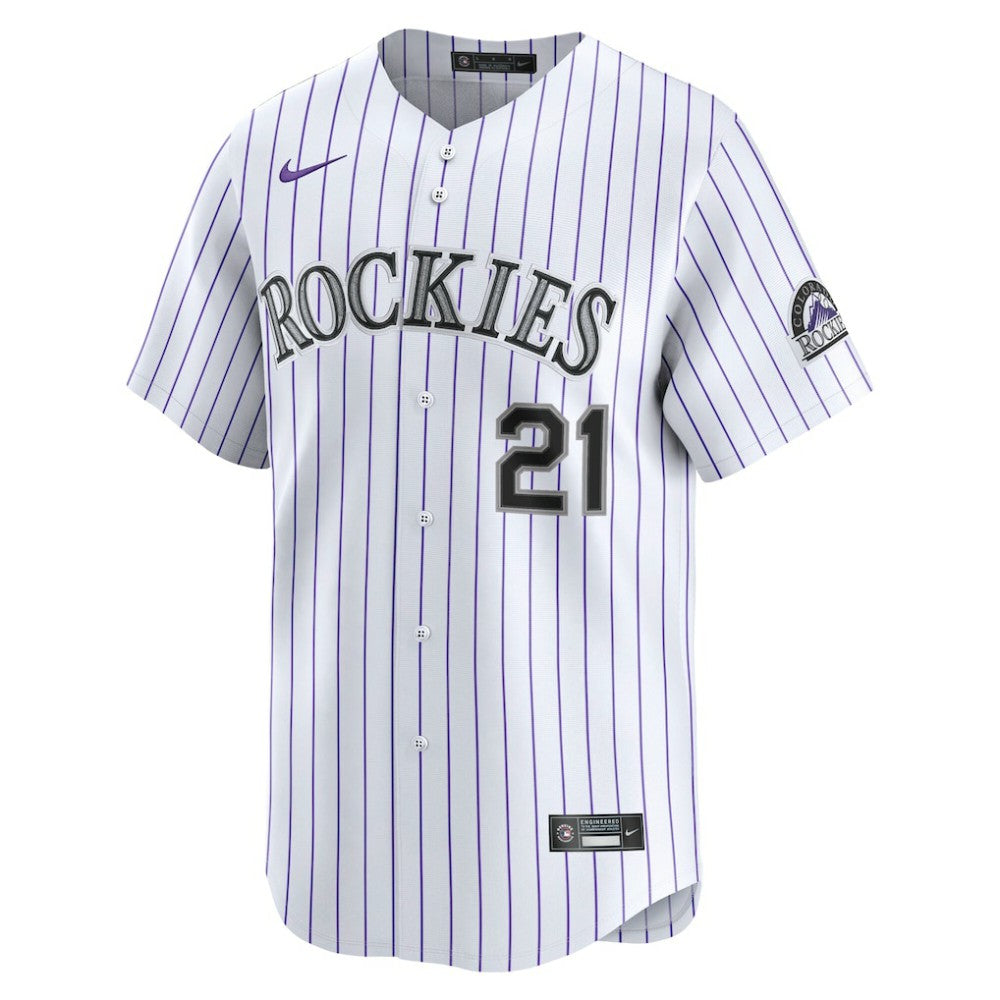 Kyle Freeland Colorado Rockies Nike Home Limited Player Jersey - White - Nike on Sale