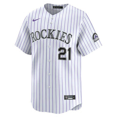 Kyle Freeland Colorado Rockies Nike Home Limited Player Jersey - White - Nike on Sale