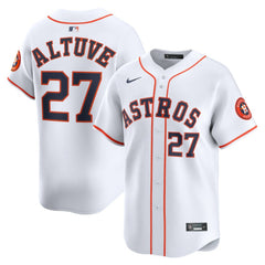 Jose Altuve Houston Astros Nike Home Limited Player Jersey - White - Nike on Sale