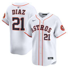 Yainer Diaz Houston Astros Nike Home Limited Player Jersey - White - Nike Discount