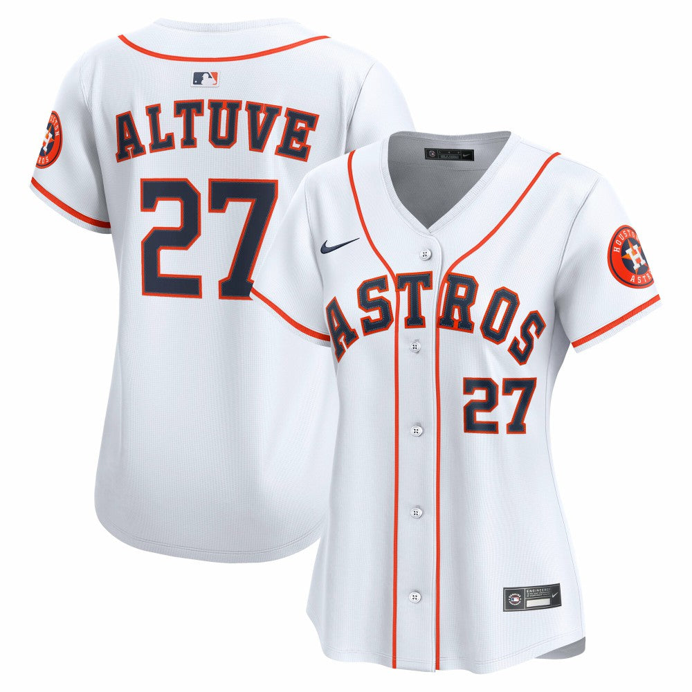 Jose Altuve Houston Astros Nike Women's Home Limited Player Jersey - White - Nike Lifestyle
