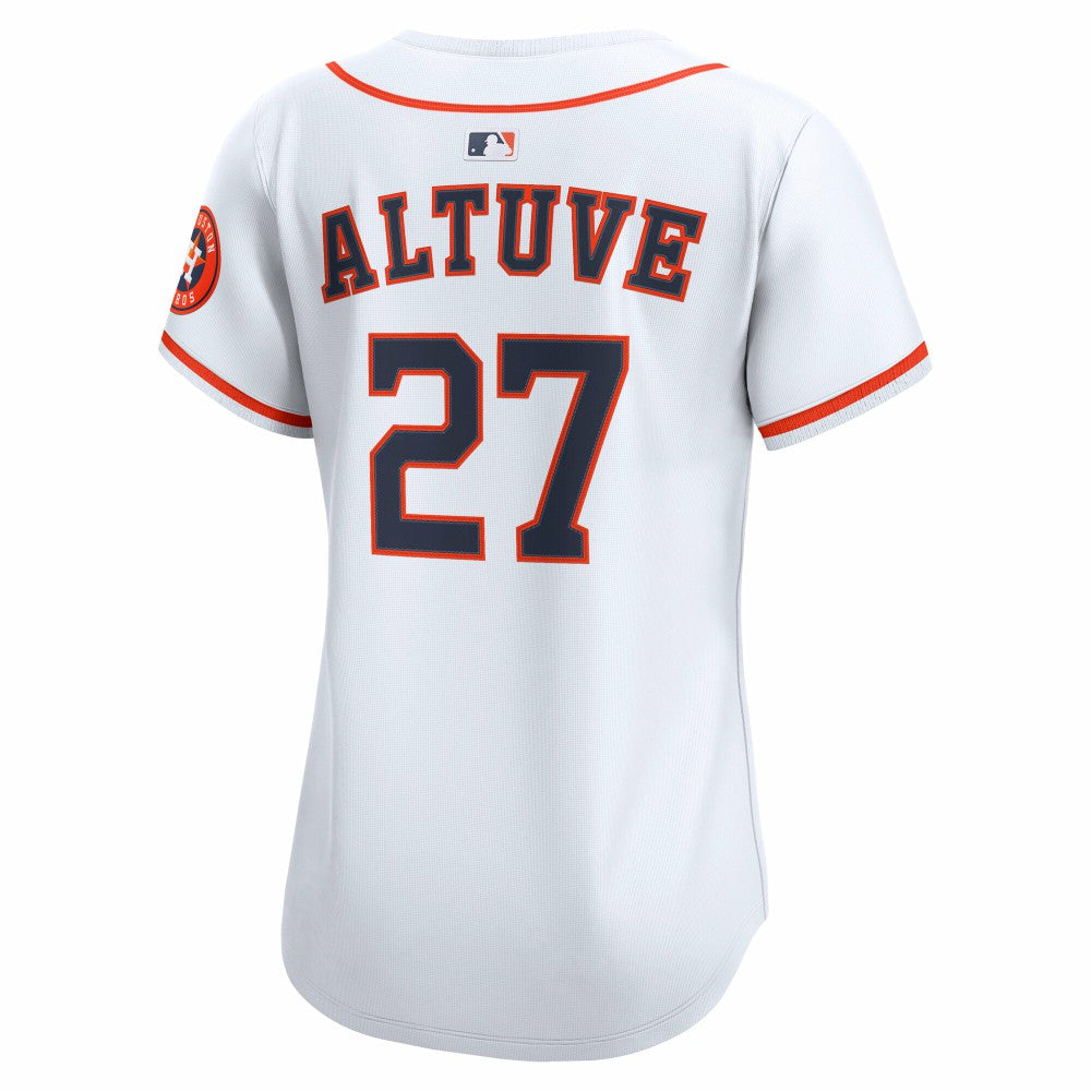 Jose Altuve Houston Astros Nike Women's Home Limited Player Jersey - White - Nike Lifestyle