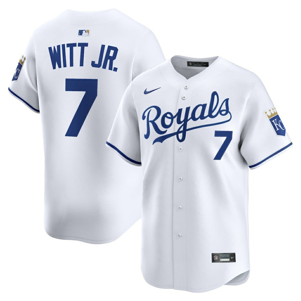 Bobby Witt Jr. Kansas City Royals Nike Home Limited Player Jersey - White - Nike Lifestyle