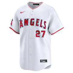 Mike Trout Los Angeles Angels Nike Home Limited Player Jersey - White - Nike Lifestyle