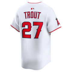 Mike Trout Los Angeles Angels Nike Home Limited Player Jersey - White - Nike Lifestyle