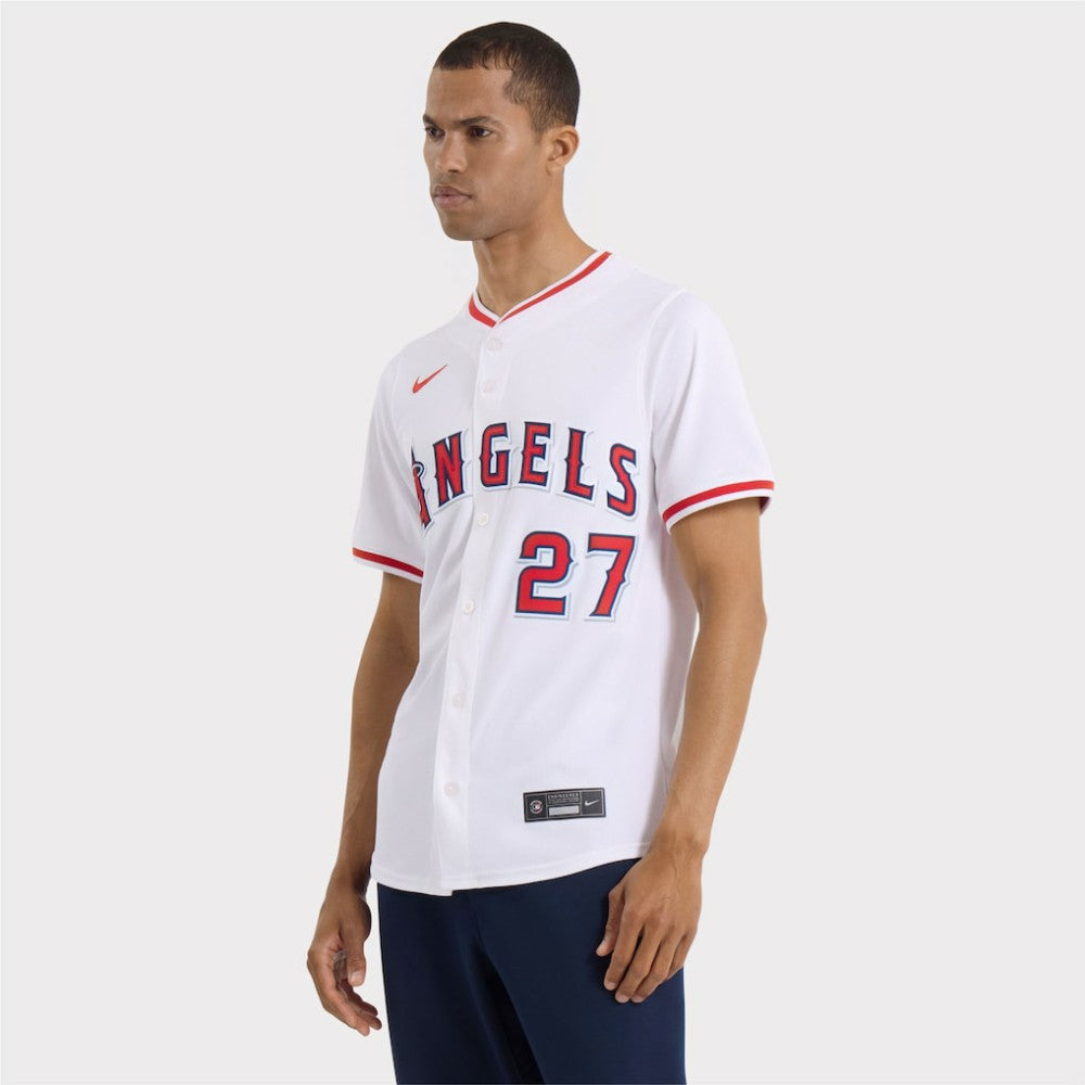 Mike Trout Los Angeles Angels Nike Home Limited Player Jersey - White - Nike Lifestyle