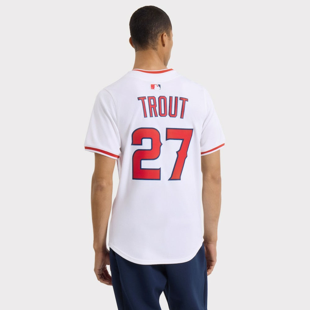 Mike Trout Los Angeles Angels Nike Home Limited Player Jersey - White - Nike Lifestyle