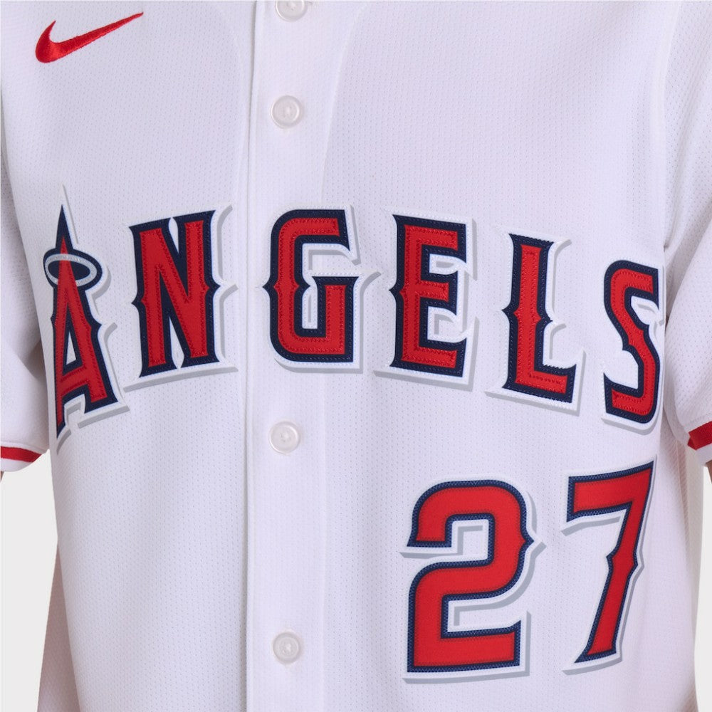 Mike Trout Los Angeles Angels Nike Home Limited Player Jersey - White - Nike Lifestyle