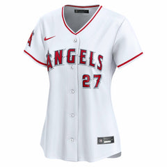 Mike Trout Los Angeles Angels Nike Women's Home Limited Player Jersey - White - Nike Lifestyle