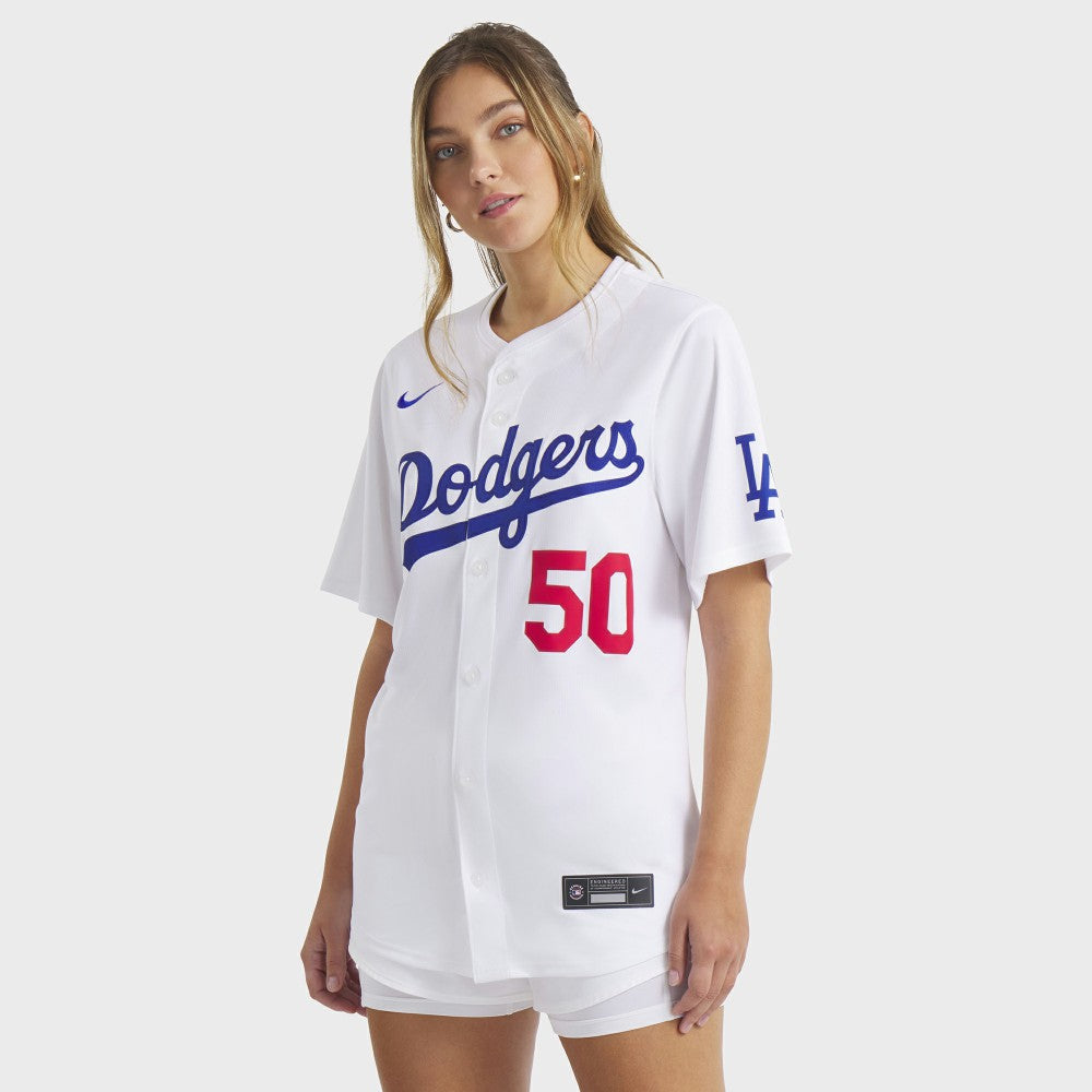Mookie Betts Los Angeles Dodgers Nike Women's Home Limited Player Jersey - White - Nike Sale