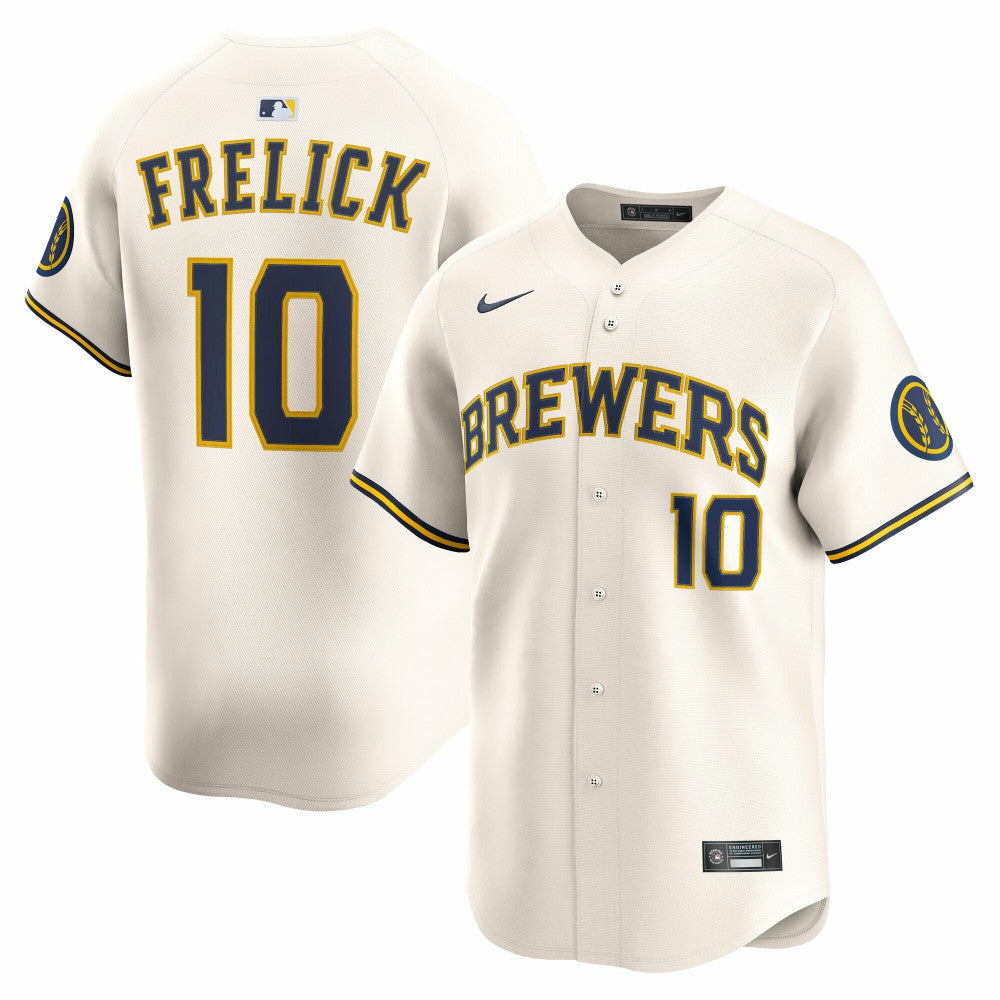 Sal Frelick Milwaukee Brewers Nike Home Limited Player Jersey - Cream - Nike Discount