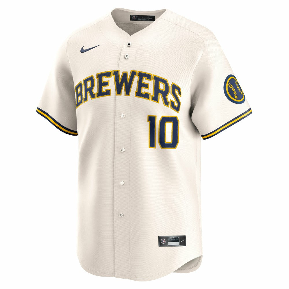 Sal Frelick Milwaukee Brewers Nike Home Limited Player Jersey - Cream - Nike Discount