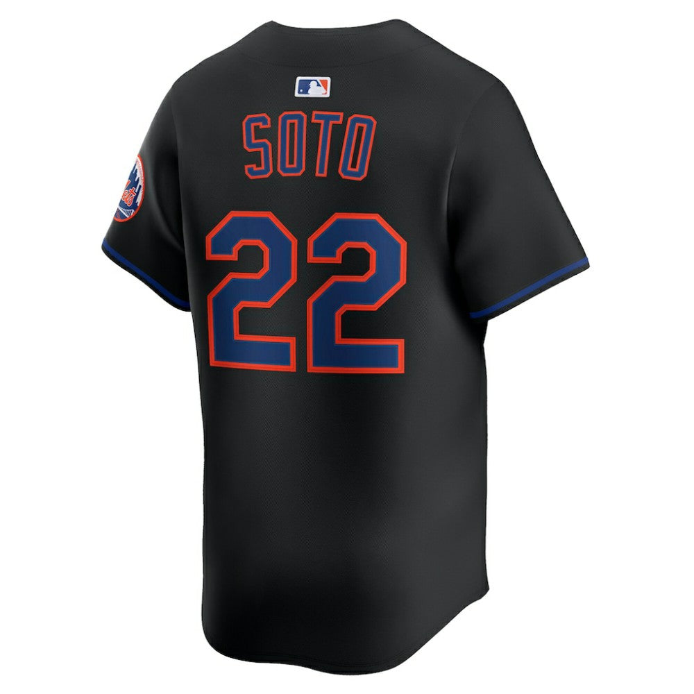 Juan Soto New York Mets Nike Alternate Limited Player Jersey - Black - Nike Discount