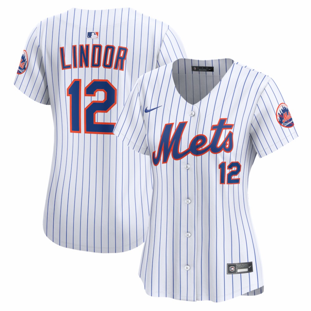 Francisco Lindor New York Mets Nike Women's Home Limited Jersey - White - Nike Online