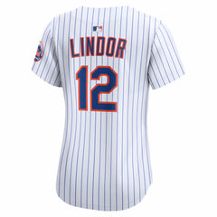 Francisco Lindor New York Mets Nike Women's Home Limited Jersey - White - Nike Online