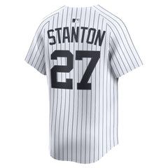 Giancarlo Stanton New York Yankees Nike Home Limited Player Jersey - White - Nike Lifestyle