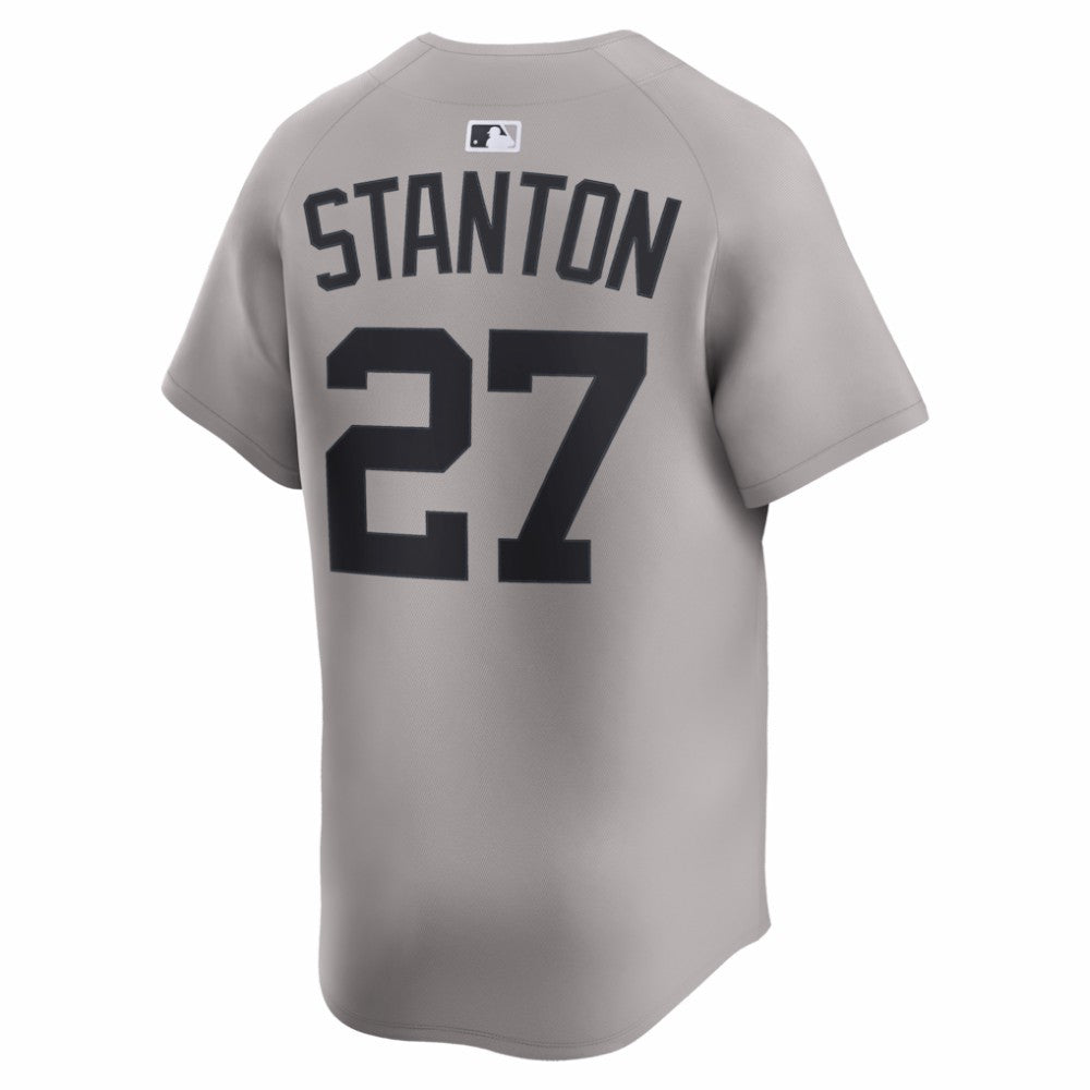 Giancarlo Stanton New York Yankees Nike Road Limited Jersey - Gray - Nike Online