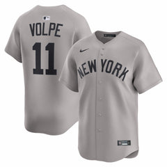 Anthony Volpe New York Yankees Nike Road Limited Player Jersey - Gray - Nike Discount
