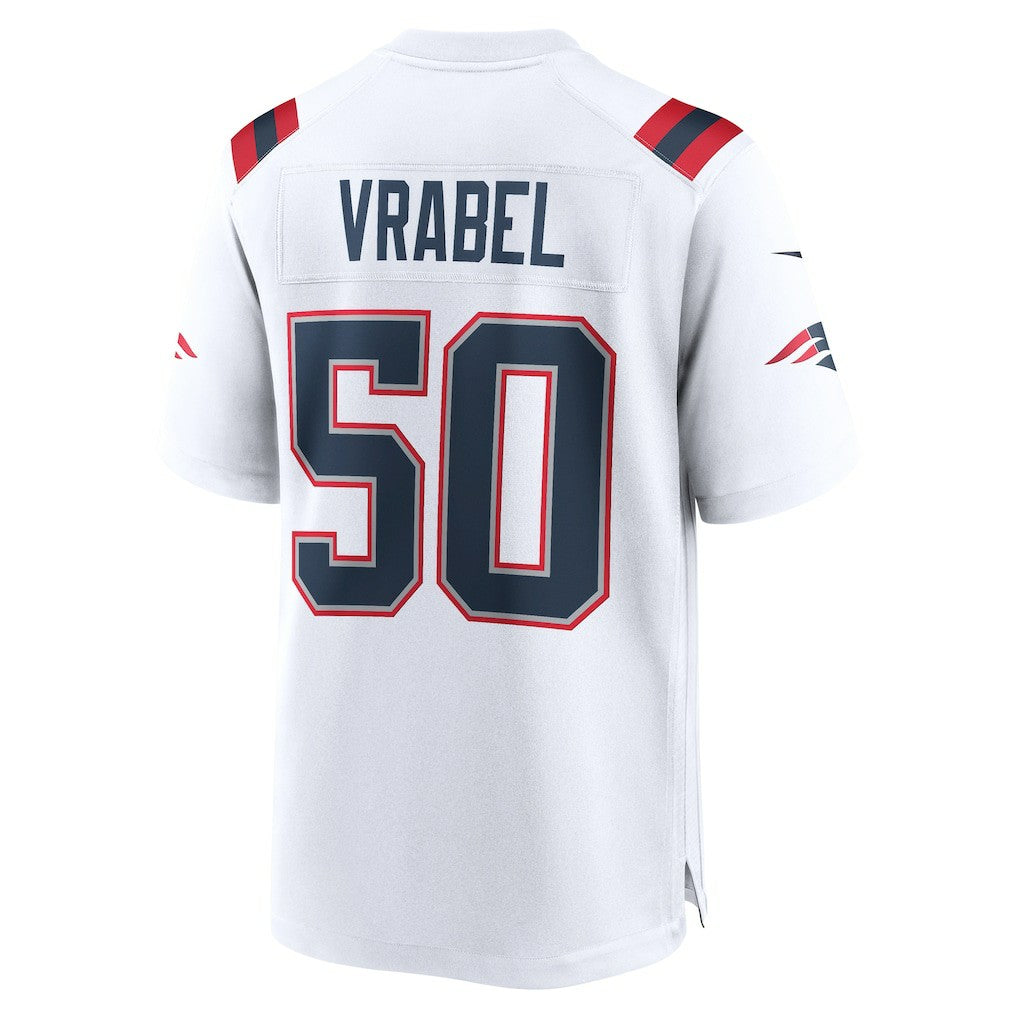 Nike Mike Vrabel New England Patriots Retired Player Game Jersey White