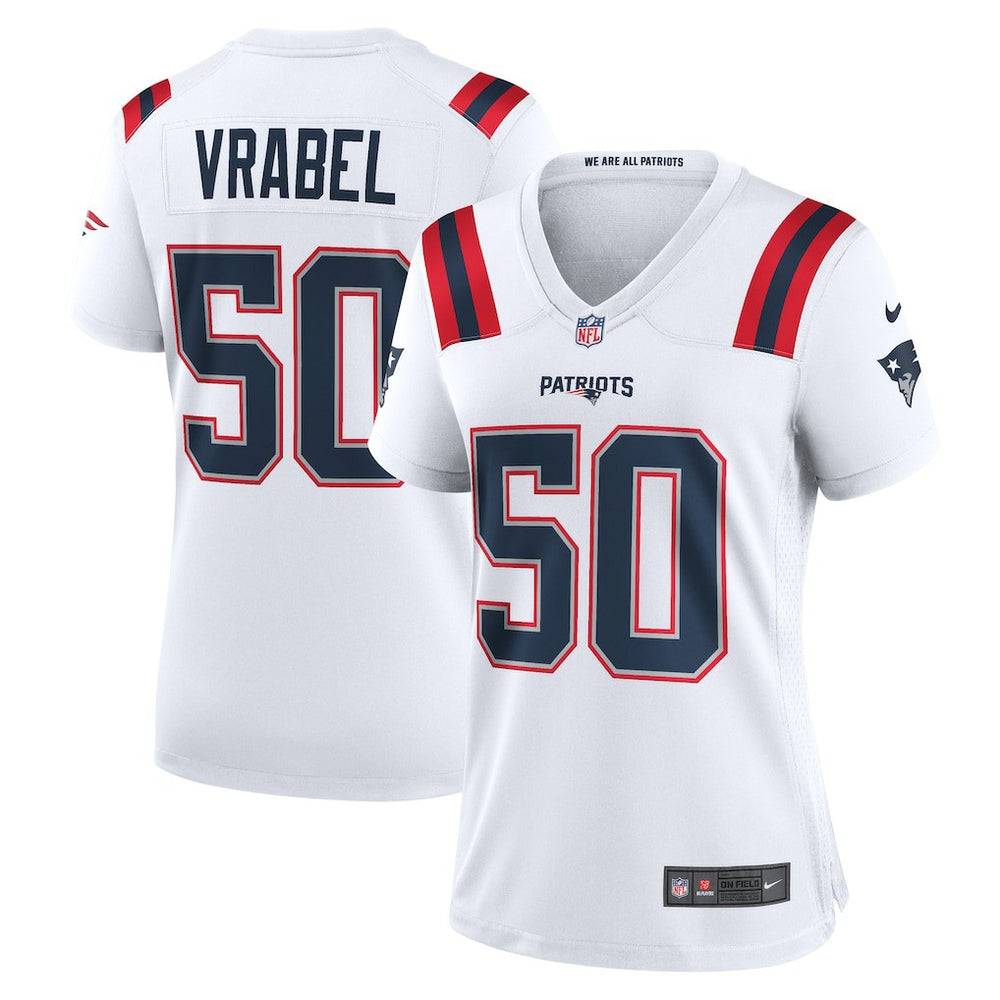 Nike Mike Vrabel New England Patriots Women's Retired Player Game Jersey White