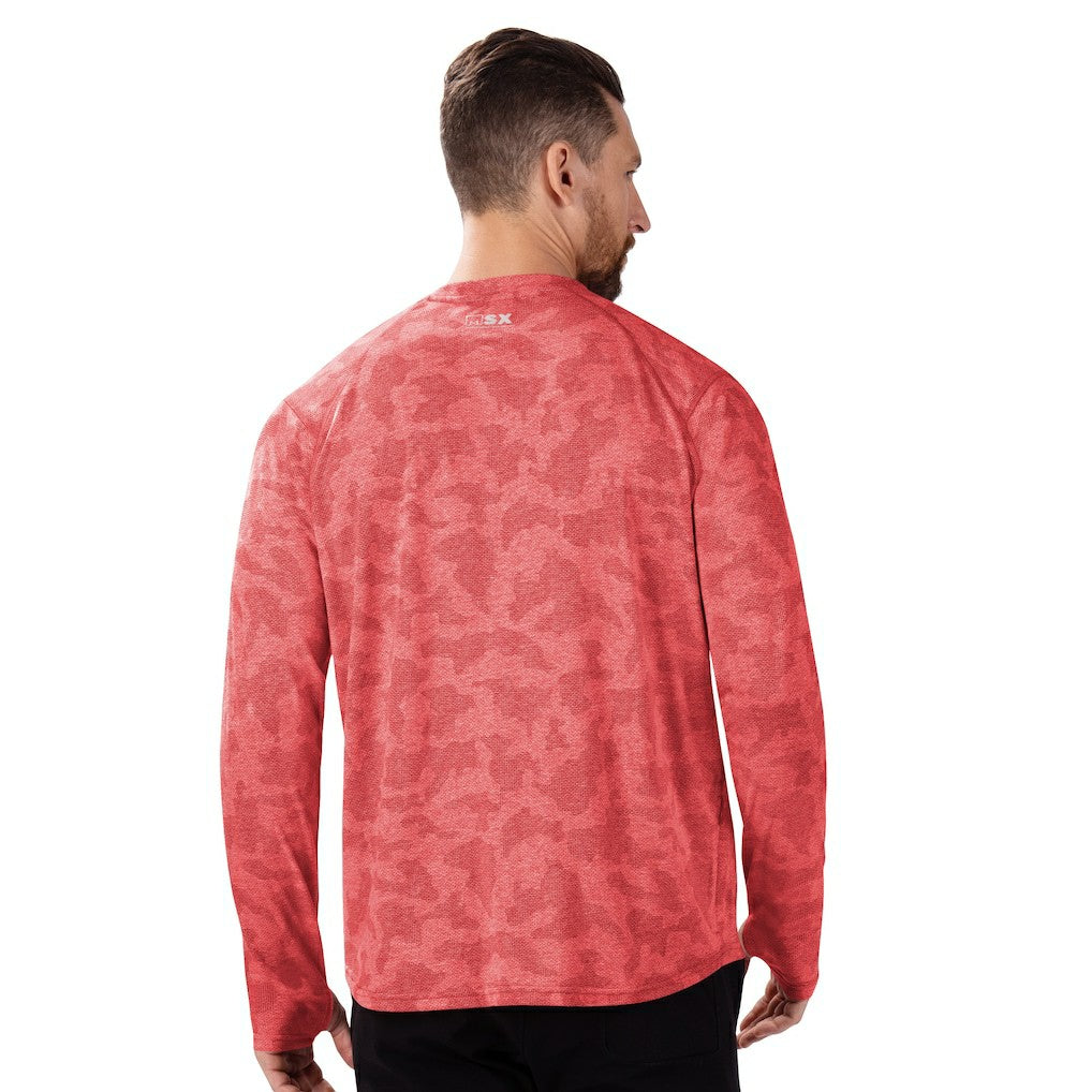 Kansas City Chiefs MSX by Michael Strahan Performance Camo Long Sleeve T-Shirt Red