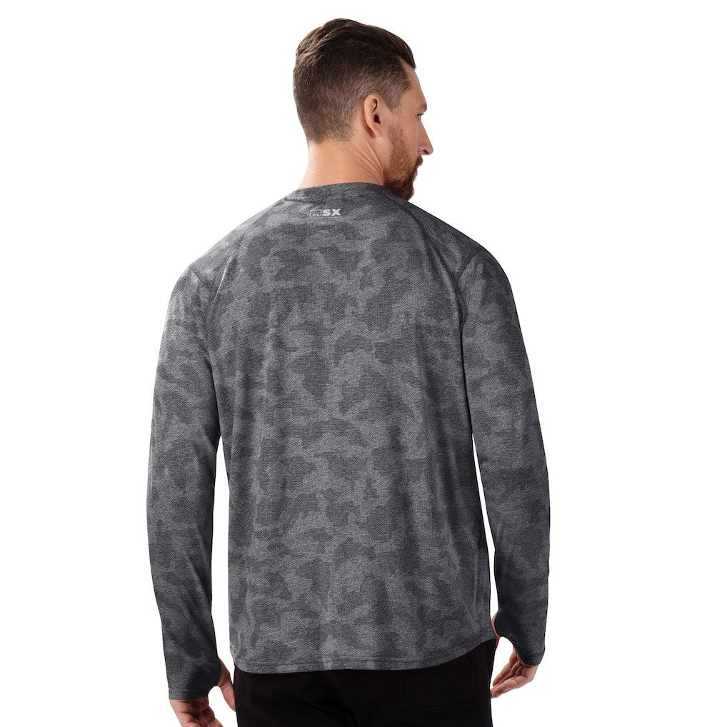 Baltimore Ravens MSX by Michael Strahan Performance Camo Long Sleeve T-Shirt Black