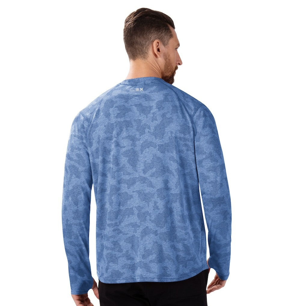 Buffalo Bills MSX by Michael Strahan Performance Camo Long Sleeve T-Shirt Royal