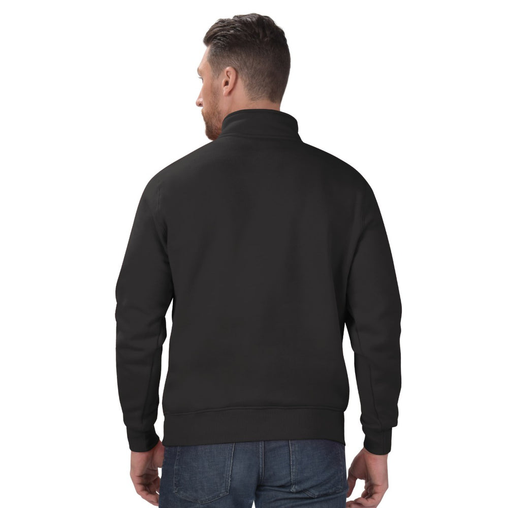 Detroit Lions Starter Classic Quarter-Zip Pullover Sweatshirt Black
