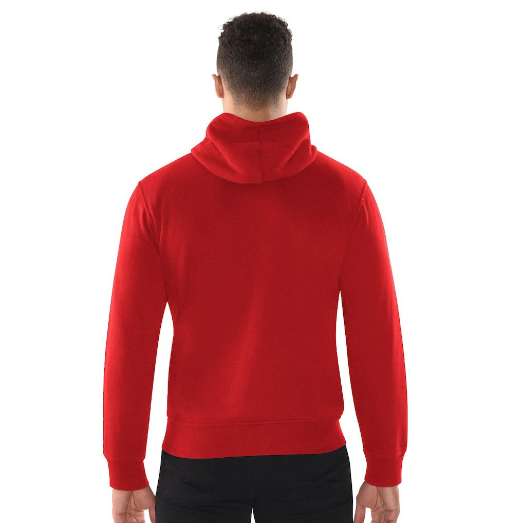 Kansas City Chiefs Starter Distressed Classic Full-Zip Hoodie Red