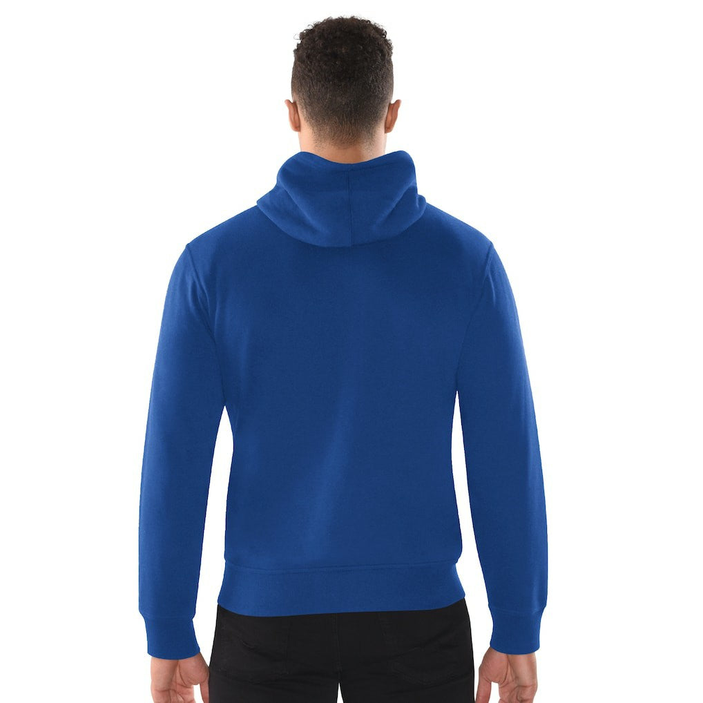 Seattle Seahawks Starter Distressed Classic Full-Zip Hoodie Royal