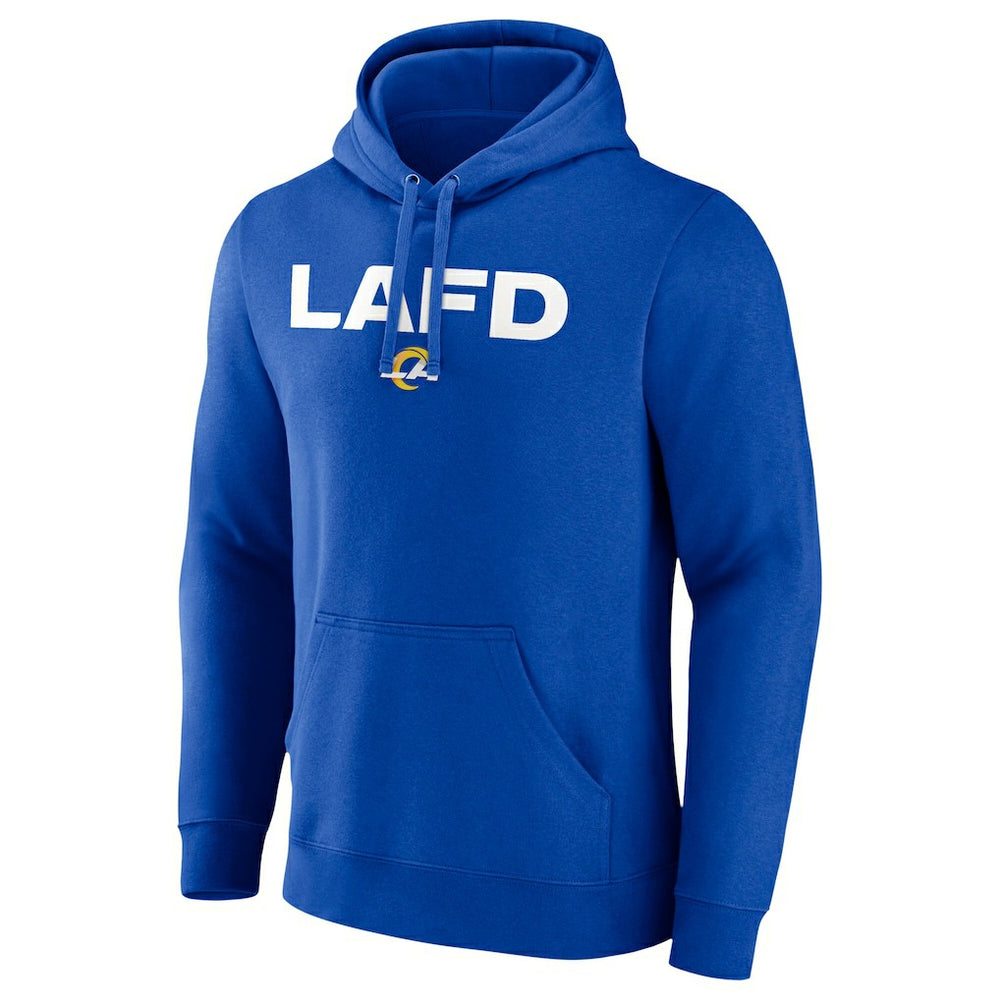 Fanatics Los Angeles Rams LAFD Pullover Hoodie Royal